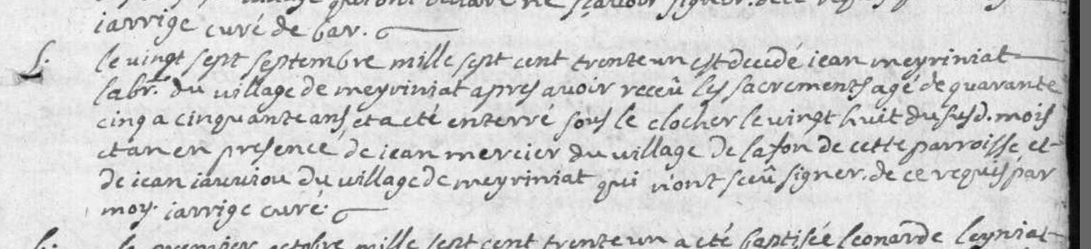 Deces Meyriniat Jean 27-9-1731.JPG